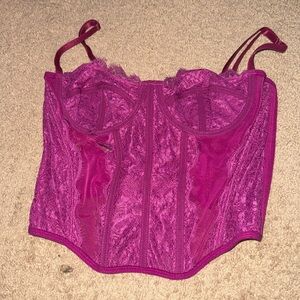 Purple Urban Outfitters Corset Top